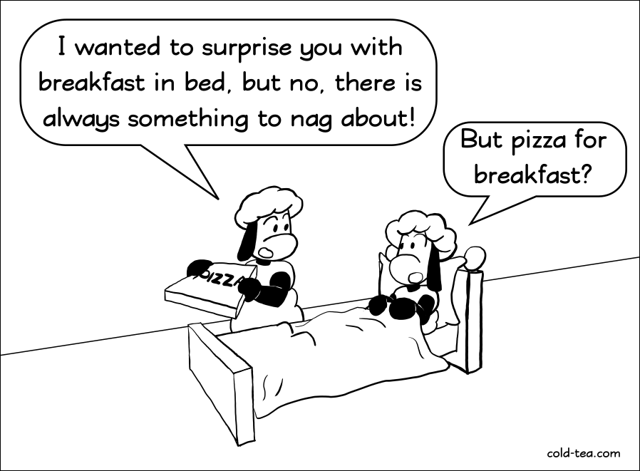 breakfast in bed