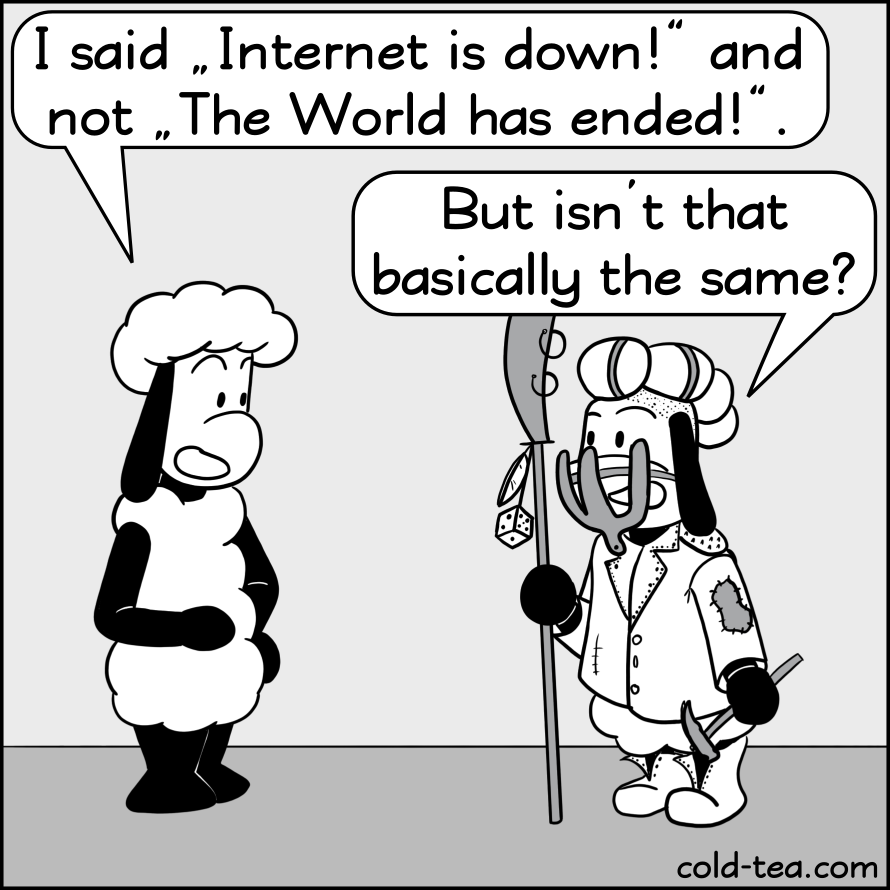 Internet is down